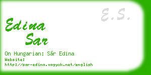 edina sar business card